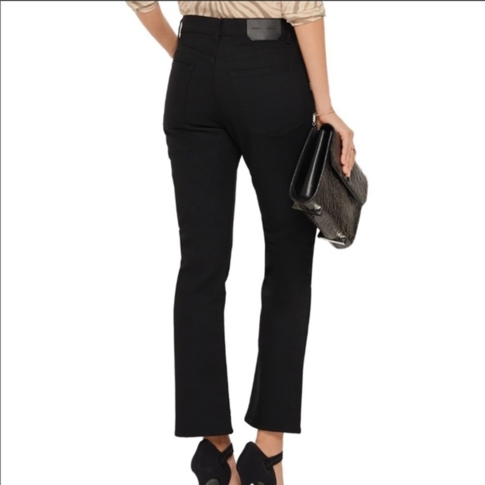 Proenza Schouler PS-J4 cropped jeans Black women’s Sz 26 Designer Quiet Luxury